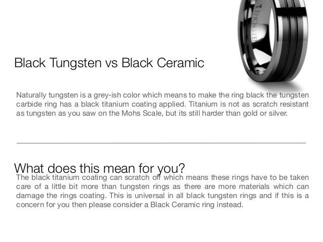 Tungsten versus titanium